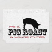 Uitnodiging voor roast party (Voorkant / Achterkant)