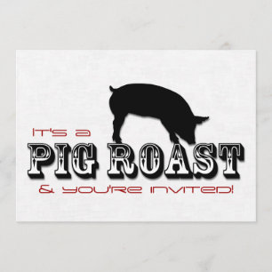 Uitnodiging voor roast party