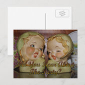 uitnodiging voor " roddelpartij " meisjes (Voorkant / Achterkant)