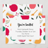 Uitnodiging voor Rosj Hasjana (Voorkant / Achterkant)