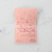 Uitnodiging voor roze bundelpartij (Binnen)