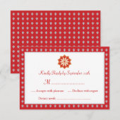 uitnodiging voor RSVP-kaarten (Voorkant / Achterkant)