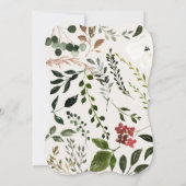 Uitnodiging voor Rustic antler graduparty (Achterkant)