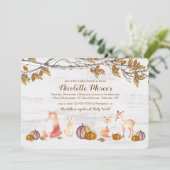 Uitnodiging voor Rustieke Bosdieren (Staand voorkant)