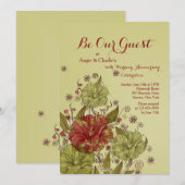 Uitnodiging voor rustieke schoonheden (Voorkant / Achterkant)