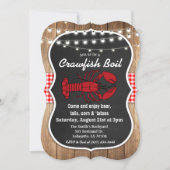 Uitnodiging voor Rustige Crawfish Boil (Voorkant)