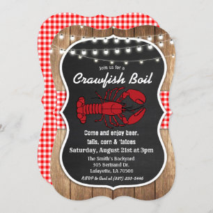 Uitnodiging voor Rustige Crawfish Boil