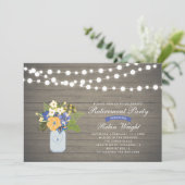 Uitnodiging voor Rustige Wood Surprise (Staand voorkant)