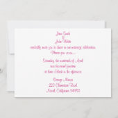 Uitnodiging voor Sakura Wedding (Achterkant)