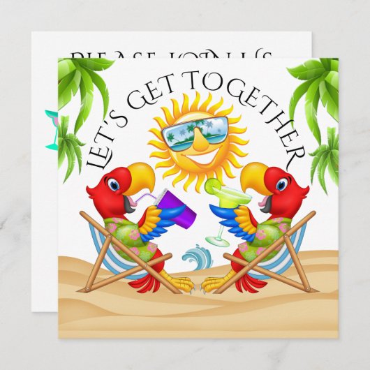 Uitnodiging voor samenkomst (Voorkant / Achterkant)