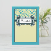 Uitnodiging voor senior muziek (Staand voorkant)