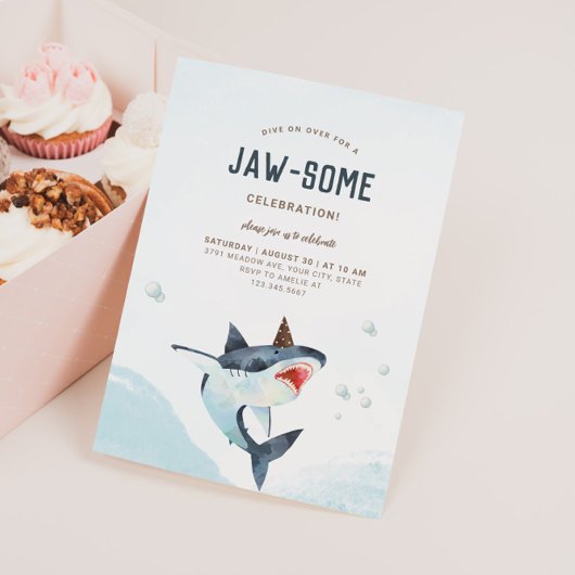 Uitnodiging voor Shark Jaw-Some