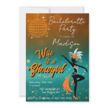 Uitnodiging voor Showgirl