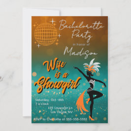 Uitnodiging voor Showgirl