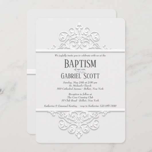 Uitnodiging voor sierpanelen (Voorkant / Achterkant)