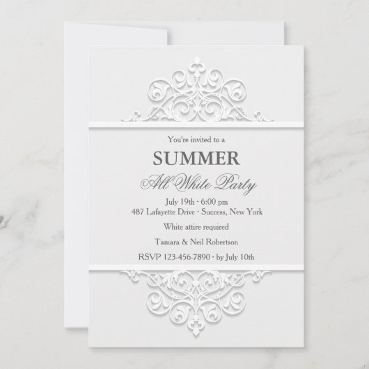 Uitnodiging voor sierpanelen (Voorkant)