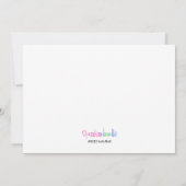 Uitnodiging voor SkateParty (Achterkant)