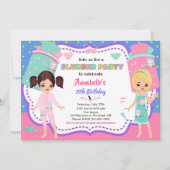 Uitnodiging voor Slumber-feestdag (Voorkant)