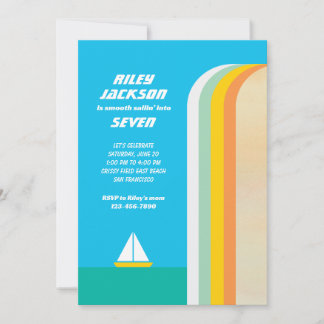Uitnodiging voor Smooth Sailin-feestje