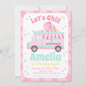 Uitnodiging voor Snow Cone Birthday | Shave Ice Tr (Voorkant)