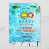 Uitnodiging voor Softball Pool (Voorkant / Achterkant)