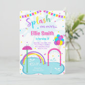 Uitnodiging voor Spatwaterzone (Staand voorkant)