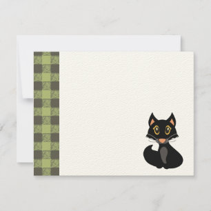 Uitnodiging voor speciale Black Cat Birthday Party