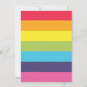 Uitnodiging voor speelse regenboogdag (Achterkant)