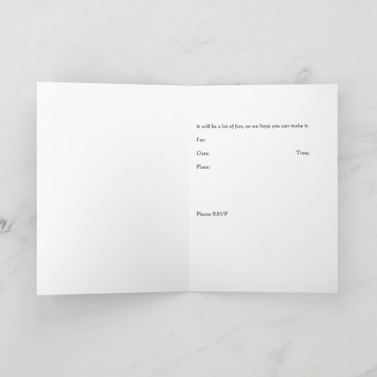 Uitnodiging voor Spikkel Feestje (Binnen)