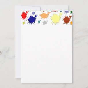 Uitnodiging voor Splash Paint