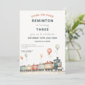 Uitnodiging voor spoorwegen (Staand voorkant)