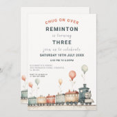 Uitnodiging voor spoorwegen (Voorkant / Achterkant)