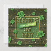  uitnodiging voor St. Patrick'd Day (Voorkant)