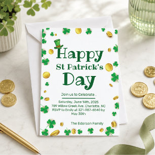 Uitnodiging voor St. Patrick's Dag-viering