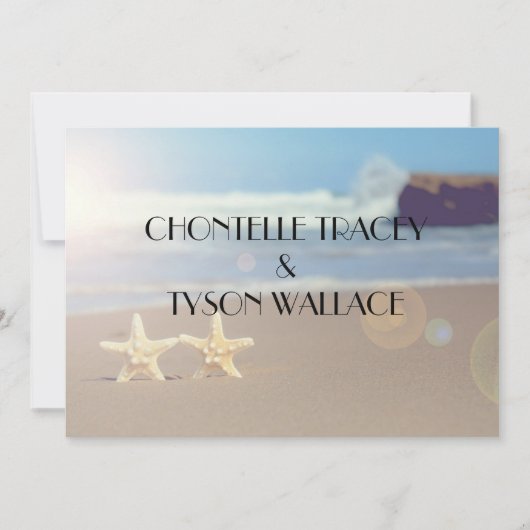 uitnodiging voor strandstralen (Voorkant)