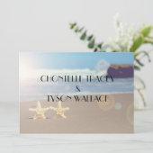 uitnodiging voor strandstralen (Staand voorkant)