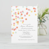 Uitnodiging voor strooidouche (Staand voorkant)