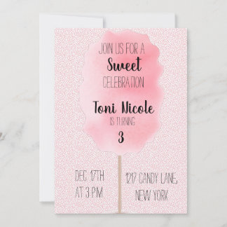 Uitnodiging voor suikerspin