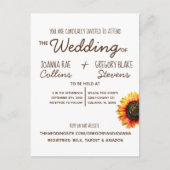 Uitnodiging voor Sunflower Weddenschap (Voorkant)