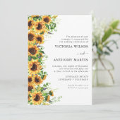 Uitnodiging voor Sunflower Weddenschap (Staand voorkant)