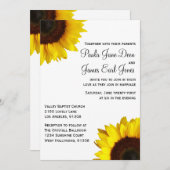 Uitnodiging voor Sunflower Weddenschap (Voorkant / Achterkant)