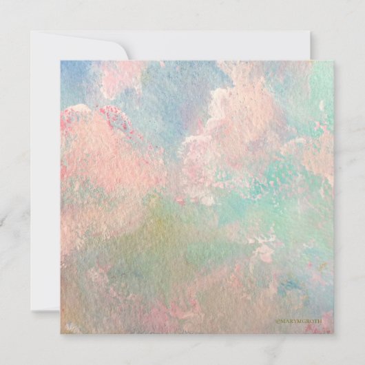 Uitnodiging voor Sunrise Clouds (Voorkant)