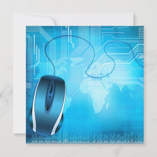 uitnodiging voor technische stijl (Voorkant)