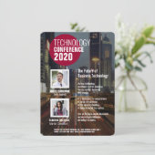 Uitnodiging voor Technology Business Conference (Staand voorkant)