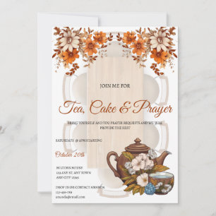 Uitnodiging voor Thee, Cake & Gebedsgenootschap