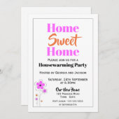 Uitnodiging voor thuishuisverwarming (Voorkant / Achterkant)