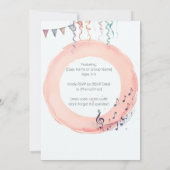 Uitnodiging voor Tiny Dancers-recital – Custom Stu (Achterkant)