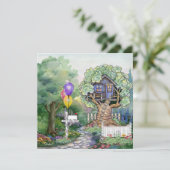 Uitnodiging voor Tree House (Staand voorkant)