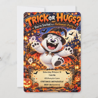 👻🧡 Uitnodiging voor Trick or Hugs Halloween-fees