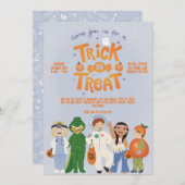 Uitnodiging voor Trick or treat Halloween (Voorkant / Achterkant)